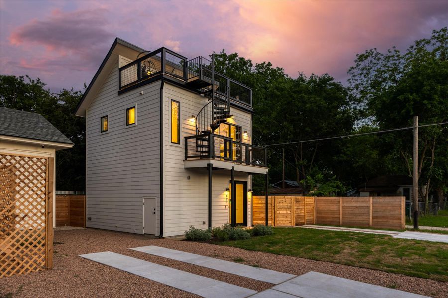 Front exterior of a new home in , Austin, TX, highlighting curb appeal (Image 1).