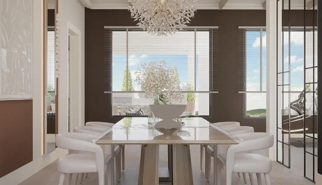 Furnished interior view inside a new home in , Jonestown (Image 18).