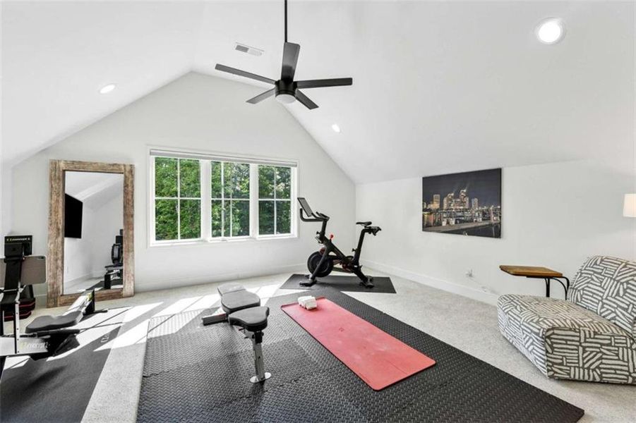 Furnished interior view inside a new home in , Roswell (Image 41).