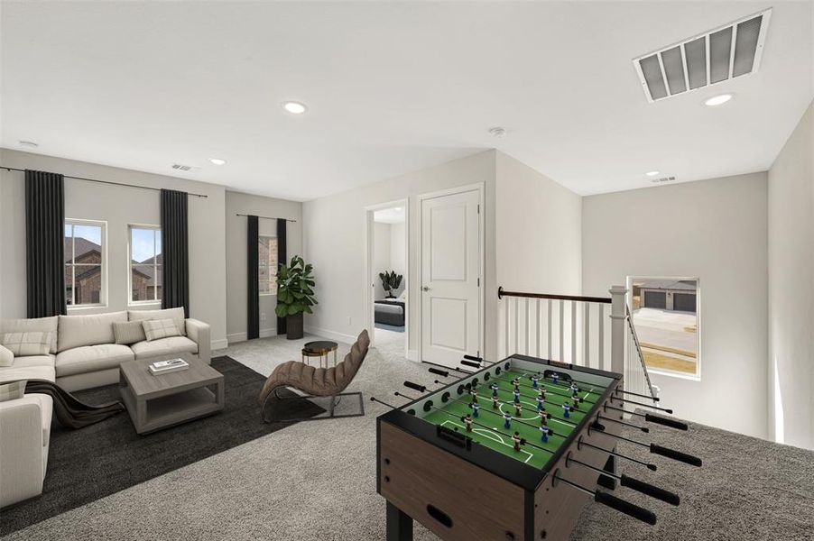 Furnished interior view inside a new home in Gateway Parks, Forney (Image 17).