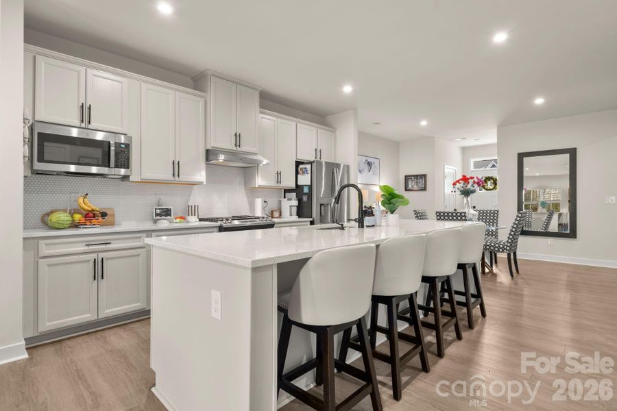 Furnished interior view inside a new home in , Denver (Image 34).