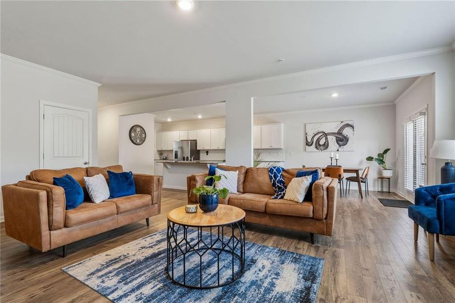 Furnished interior view inside a new home in , Fairburn (Image 12).