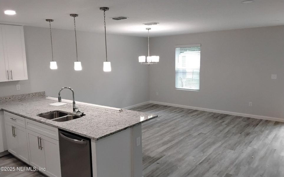 Furnished interior view inside a new home in , Jacksonville (Image 7). Furnished interior view inside a new home in , Jacksonville (Image 7).