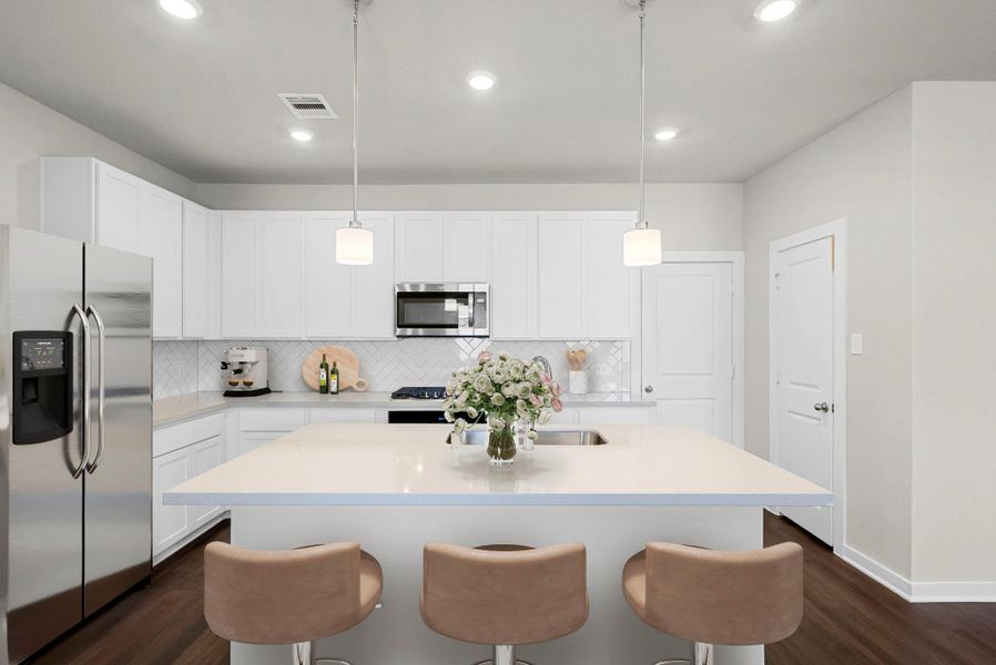 Furnished interior view inside a new home in Windrose Green, Angleton (Image 5).