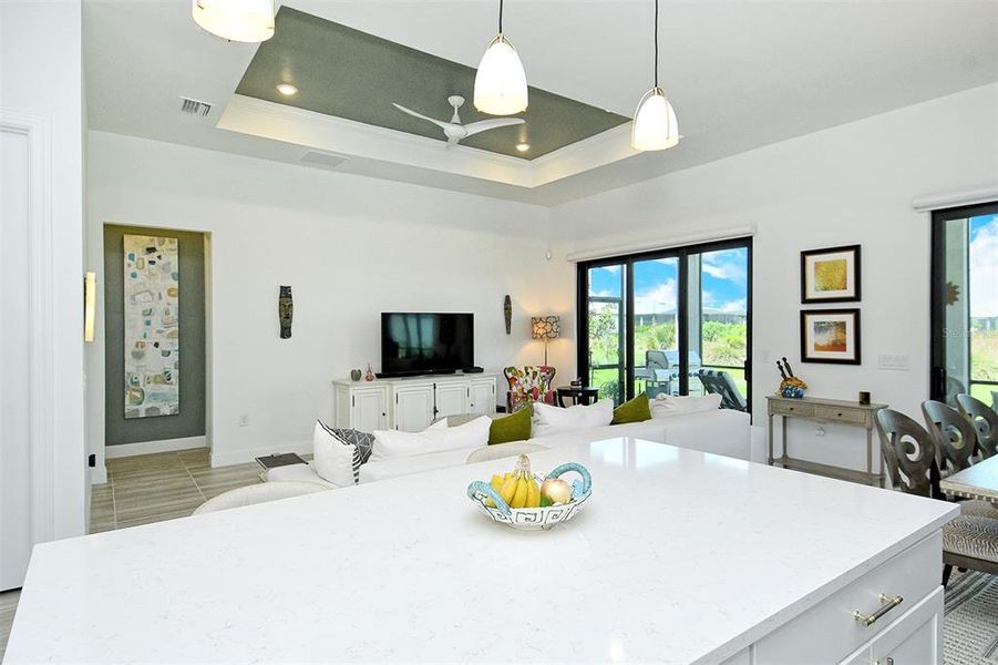 Furnished interior view inside a new home in , Nokomis (Image 10).