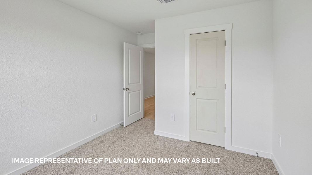 Spacious, unfurnished interior of a new home in Trails at Wildhorse, Austin (Image 22). Spacious, unfurnished interior of a new home in Trails at Wildhorse, Austin (Image 22).