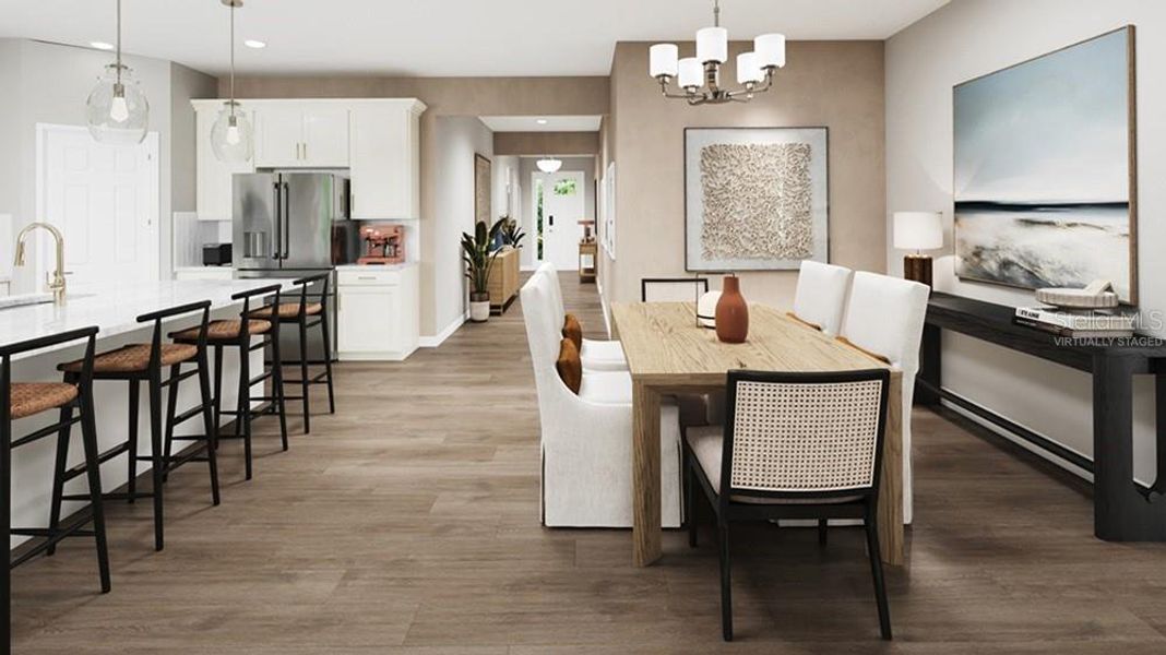 Furnished interior view inside a new home in Coasterra Community Group Page, Palmetto (Image 6).
