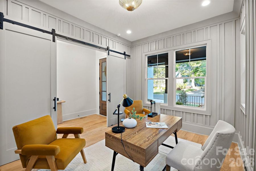 Furnished interior view inside a new home in , Charlotte (Image 8).