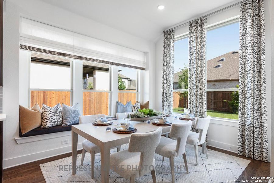 Furnished interior view inside a new home in Weston Oaks, San Antonio (Image 5).