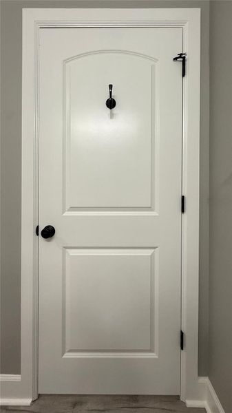 Master Bath Pantry Door