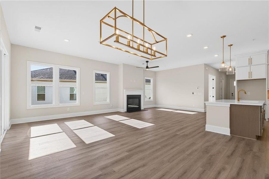 Spacious, unfurnished interior of a new home in The Reserve at Bells Ferry, Kennesaw (Image 33).