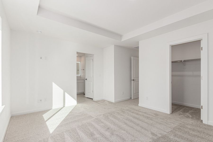 Spacious, unfurnished interior of a new home in Parkside at Victory Ridge, Colorado Springs (Image 17).