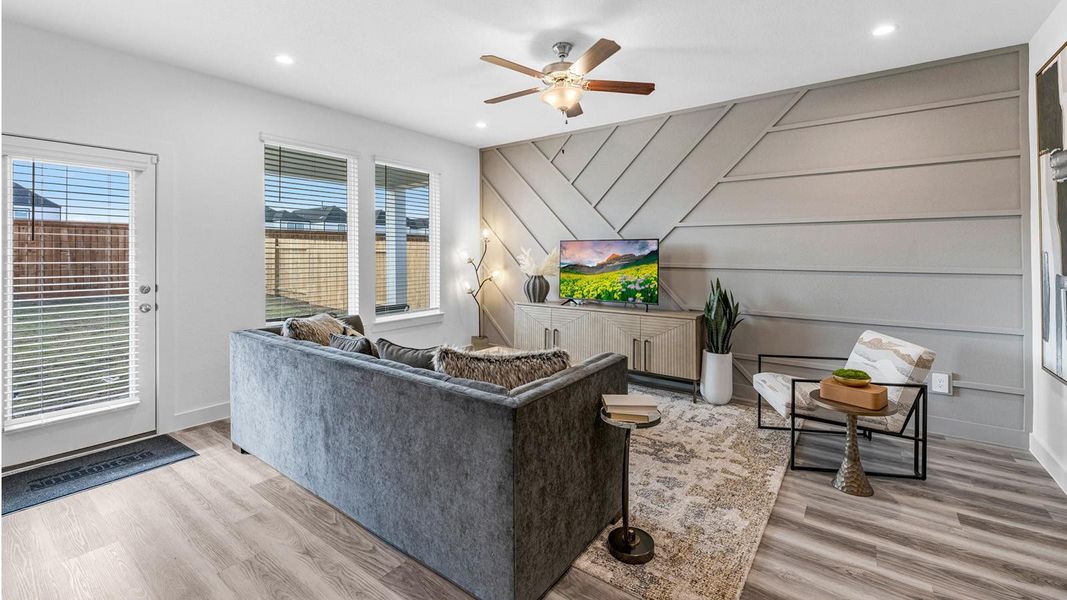 Representative photo. A covered patio extends your living space outdoors, offering a private retreat for relaxation or weekend gatherings. Representative photo. A covered patio extends your living space outdoors, offering a private retreat for relaxation or weekend gatherings.