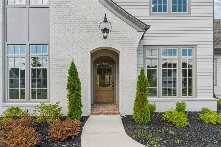 Front exterior of a new home in , Acworth, GA, highlighting curb appeal (Image 2). Front exterior of a new home in , Acworth, GA, highlighting curb appeal (Image 2).