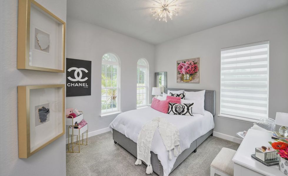 Furnished interior view inside a new home in Plantation Bay, Ormond Beach (Image 32).