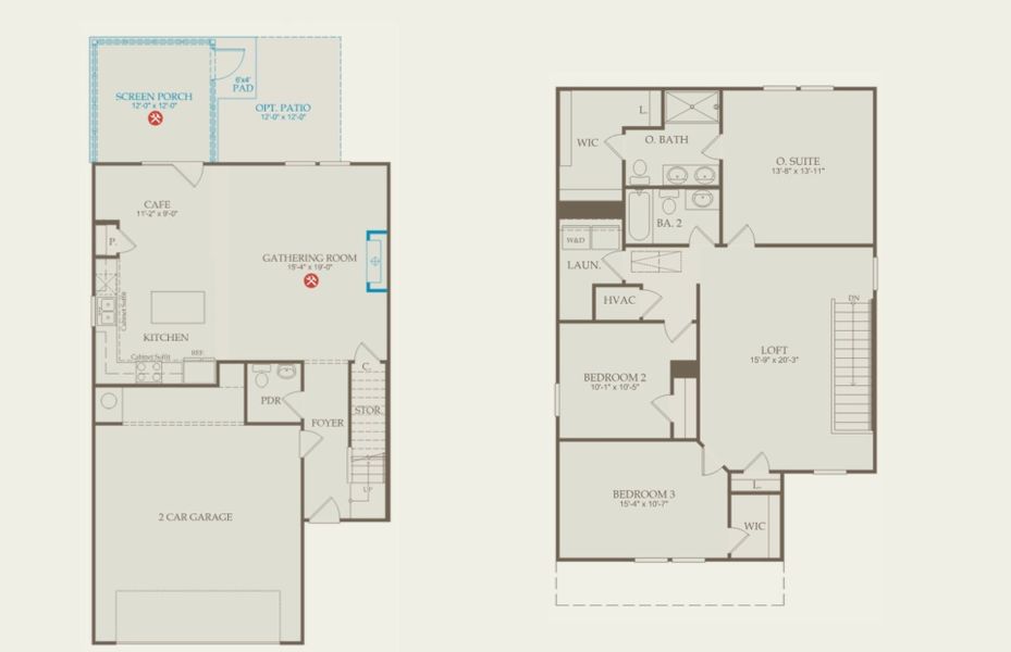 2D floor plan layout of this home in Grand Arbor, Blythewood, SC (Image 5). 2D floor plan layout of this home in Grand Arbor, Blythewood, SC (Image 5).