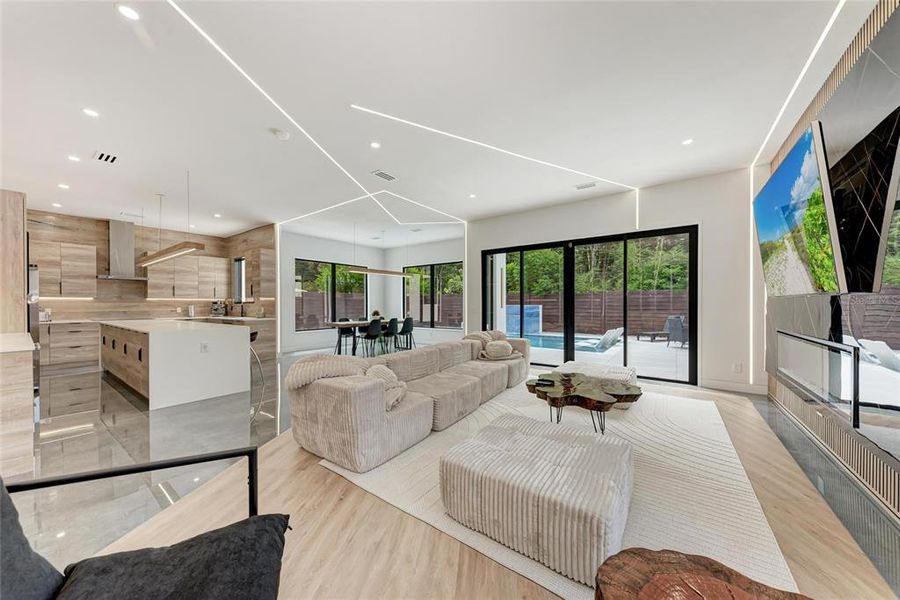 Furnished interior view inside a new home in , Sarasota (Image 3).