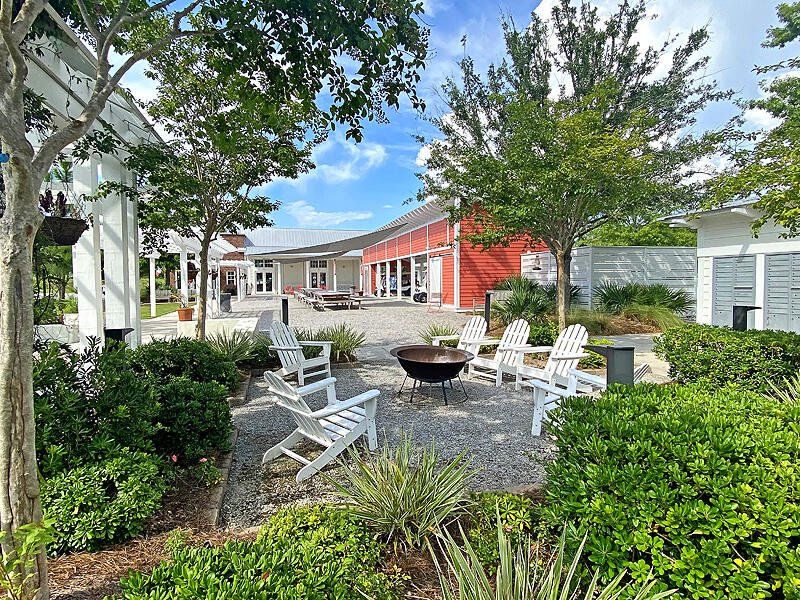 Exterior details and patio area of a home in Heron's Walk at Summers Corner, Summerville (Image 22).