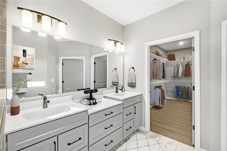 Furnished interior view inside a new home in Laurel Farms, Dallas (Image 8). Furnished interior view inside a new home in Laurel Farms, Dallas (Image 8).