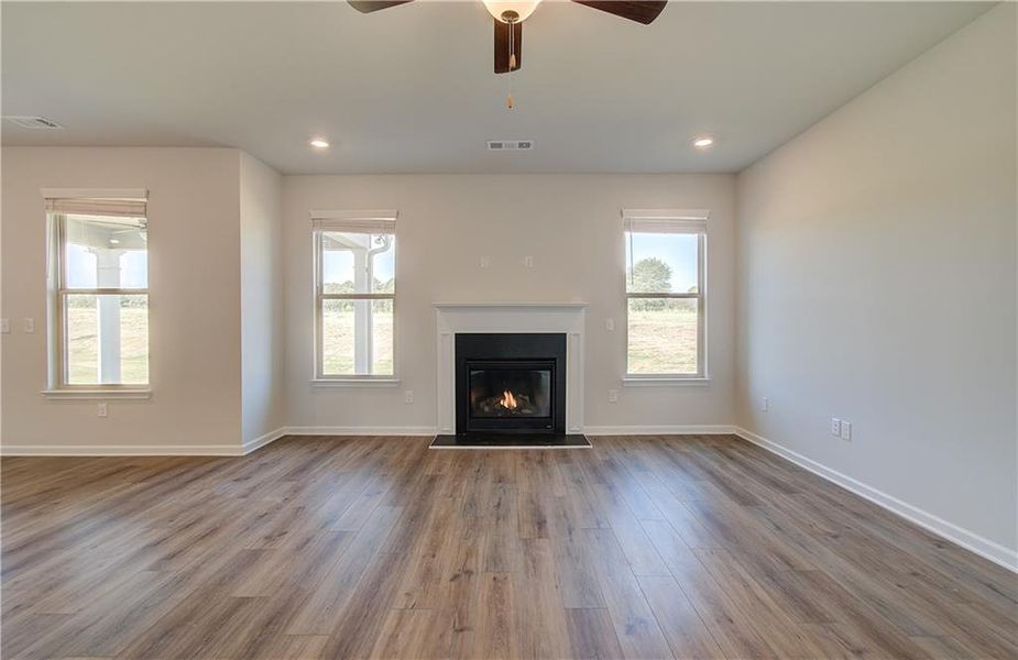 Spacious, unfurnished interior of a new home in Grandview at Millers Mill, Stockbridge (Image 19). Spacious, unfurnished interior of a new home in Grandview at Millers Mill, Stockbridge (Image 19).