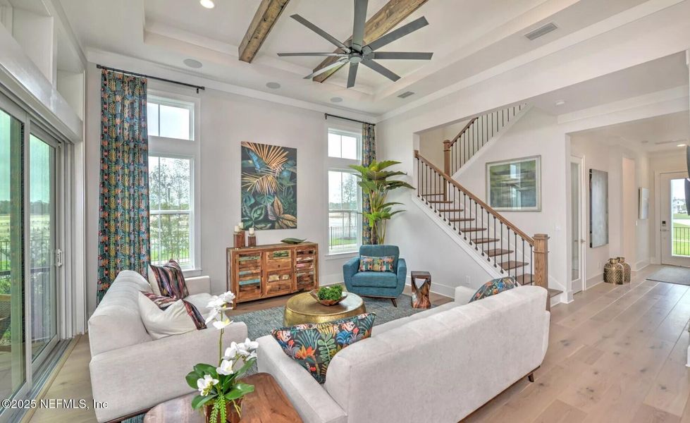 Furnished interior view inside a new home in , Fernandina Beach (Image 10).