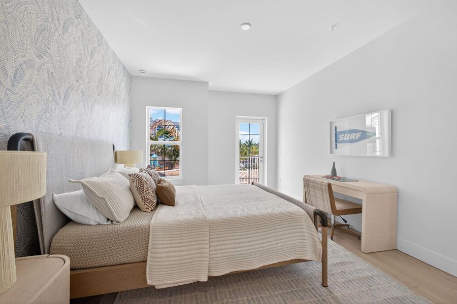 Furnished interior view inside a new home in , Jupiter (Image 34).