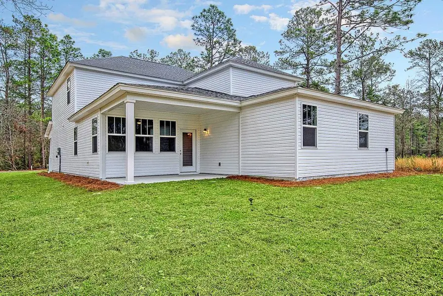 Representative exterior photo of a completed home built from the Grant by Hunter Quinn Homes in Charleston County Homes, North Charleston, SC (Image 14).