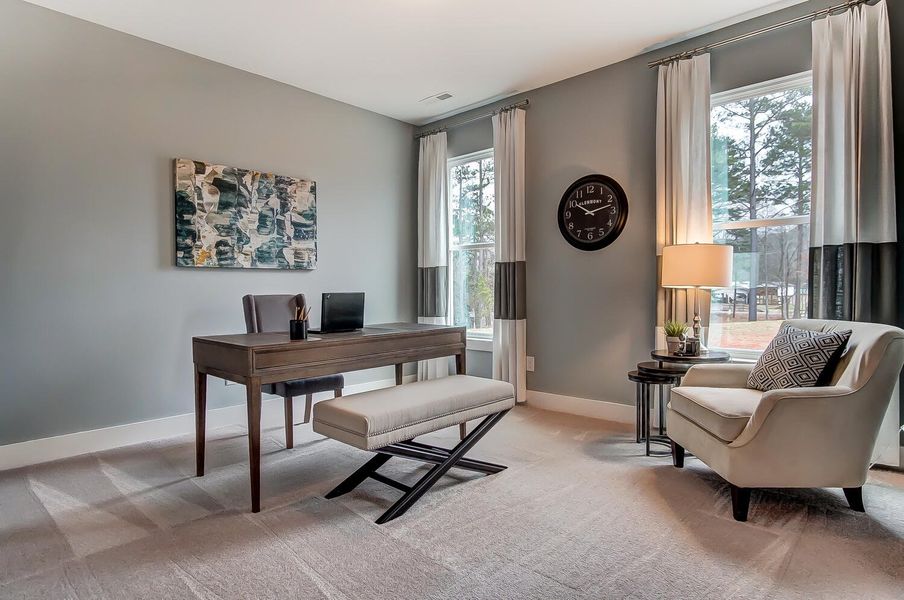 Furnished interior view inside a new home in The Enclave at French Quarter Creek, Huger (Image 31).
