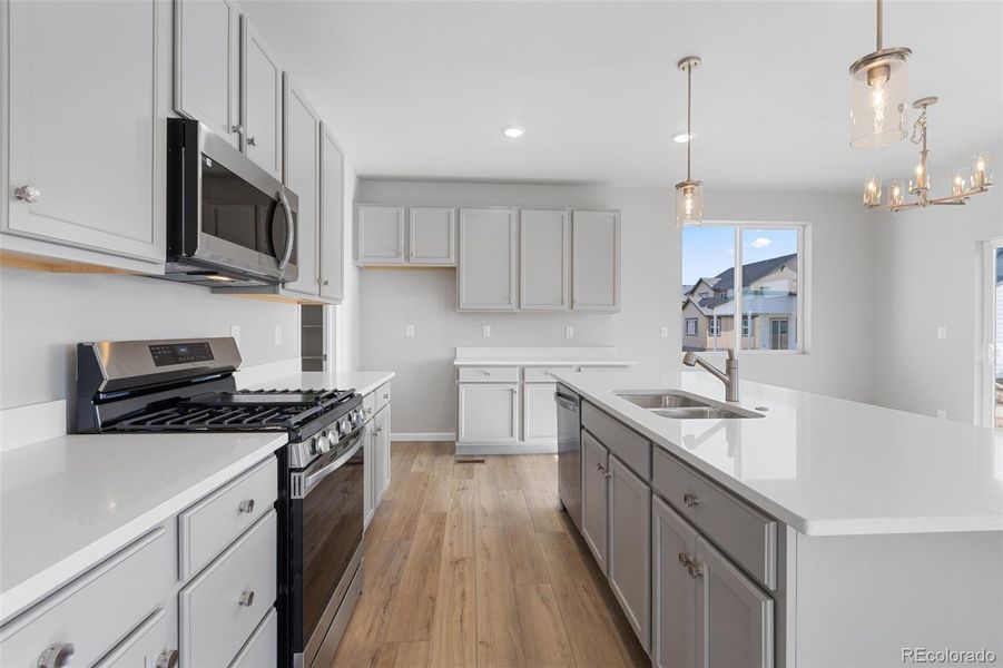 Furnished interior view inside a new home in Cherry Meadows, Brighton (Image 6).