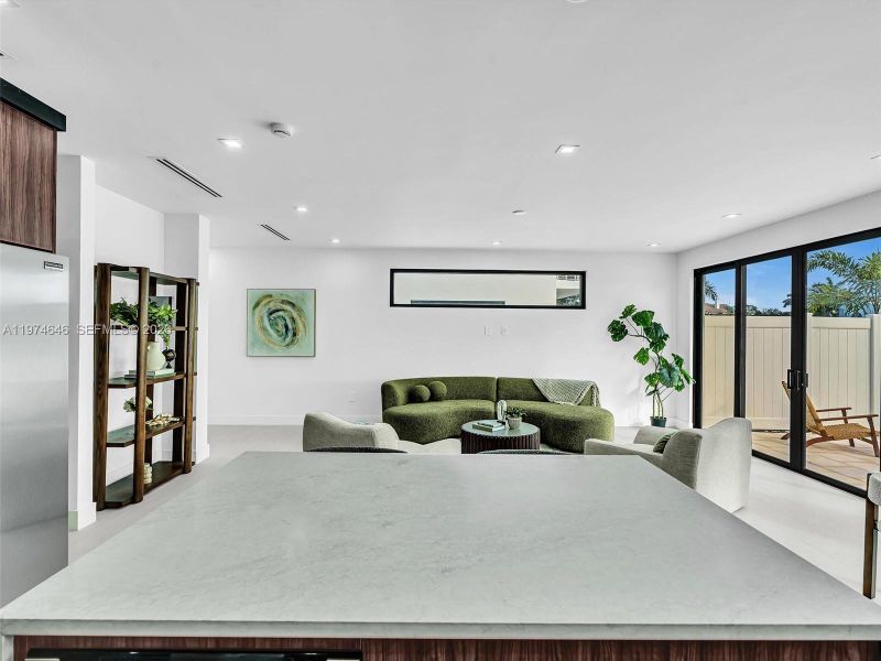 Furnished interior view inside a new home in , Dania Beach (Image 11).