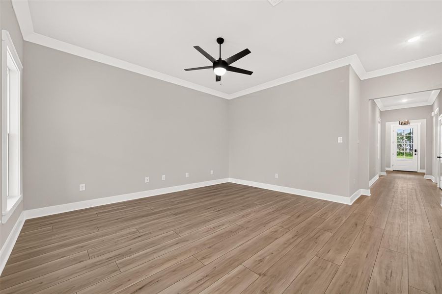 Spacious, unfurnished interior of a new home in Two Step Farm, Montgomery (Image 26). Spacious, unfurnished interior of a new home in Two Step Farm, Montgomery (Image 26).