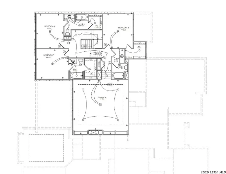 2D floor plan layout of this home in Shavano Highlands, San Antonio, TX (Image 3).