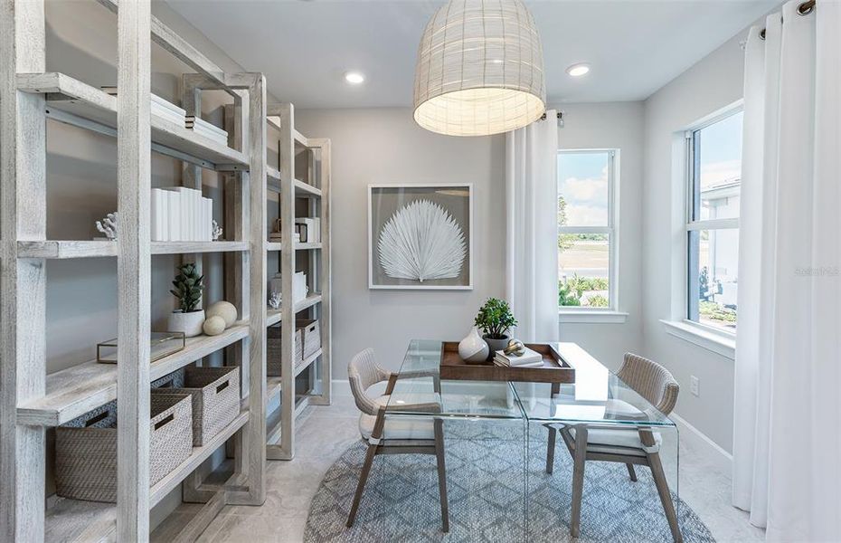 Furnished interior view inside a new home in BeachWalk by Manasota Key, Englewood (Image 4). Furnished interior view inside a new home in BeachWalk by Manasota Key, Englewood (Image 4).
