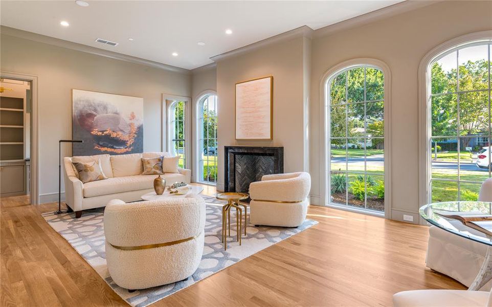 Furnished interior view inside a new home in , University Park (Image 8). Furnished interior view inside a new home in , University Park (Image 8).