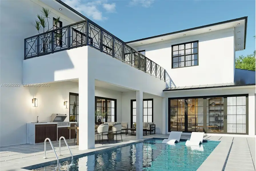 Exterior details and patio area of a home in , Boynton Beach (Image 4).