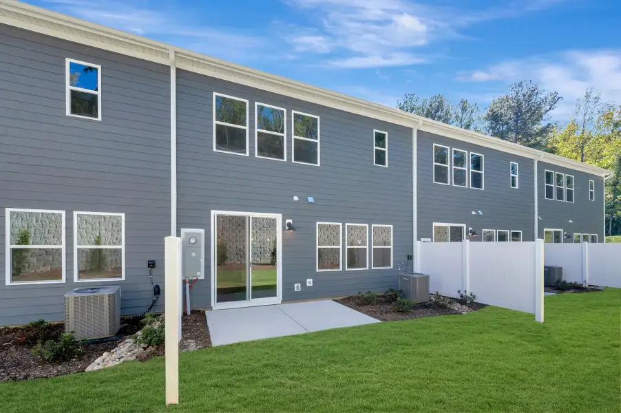 Exterior details and patio area of a home in Millstone, Cramerton (Image 4).
