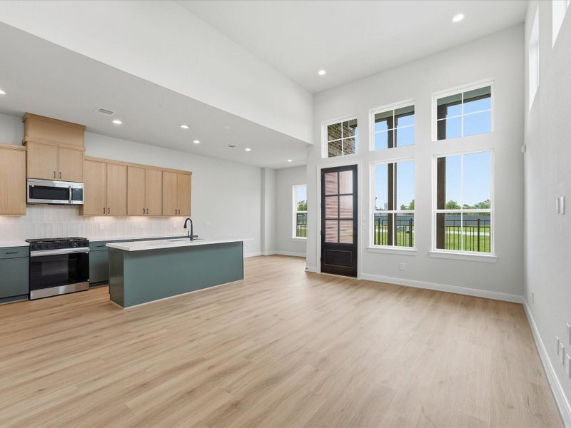 High Ceiling and Large Open Concept First Floor Living High Ceiling and Large Open Concept First Floor Living