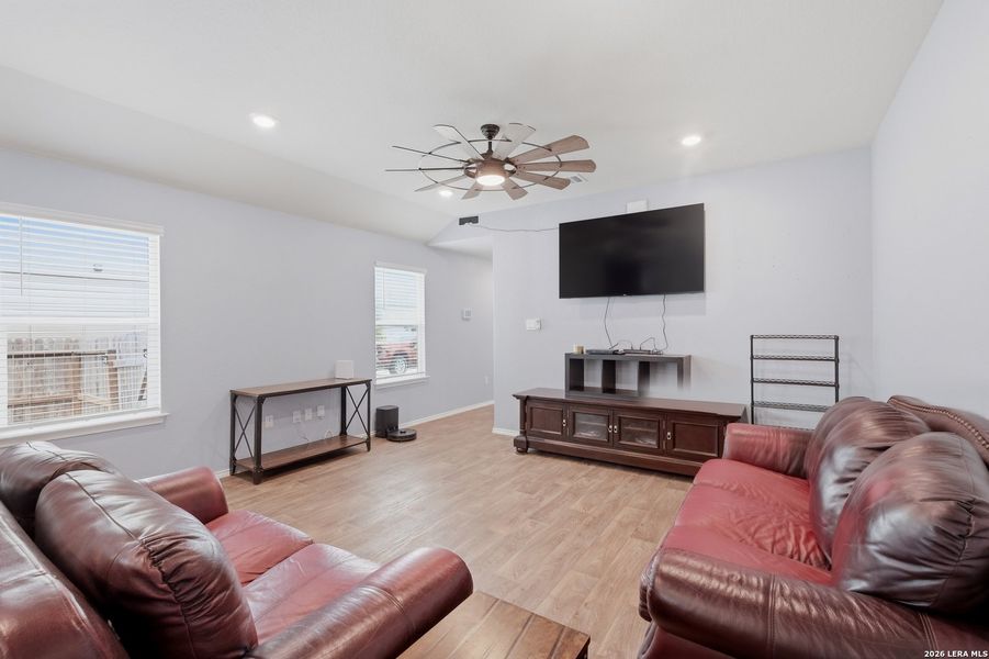Furnished interior view inside a new home in Preserve at Medina, Von Ormy (Image 11).