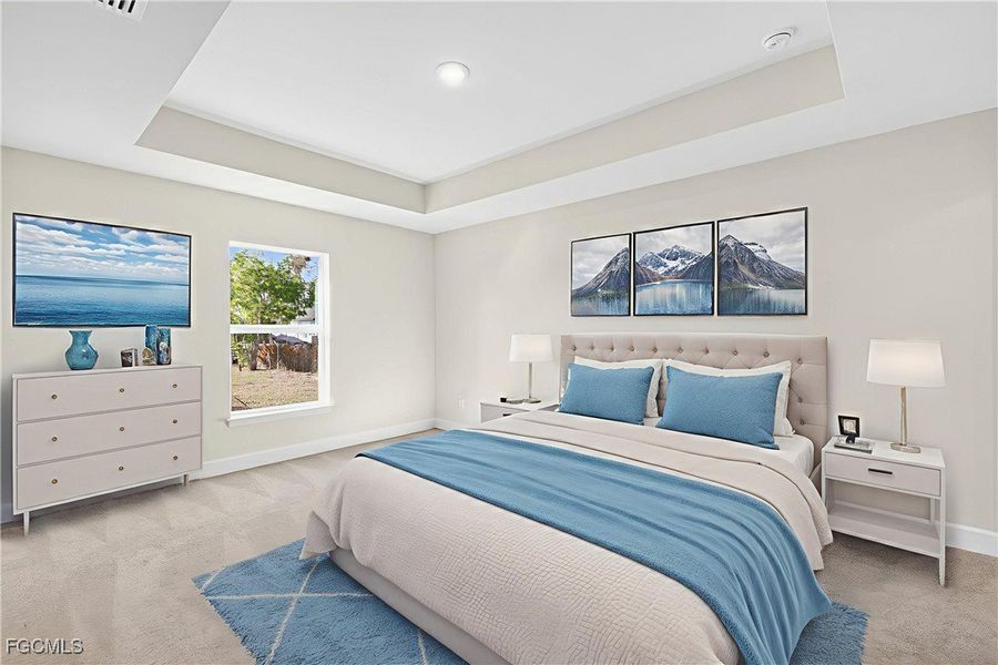 Furnished interior view inside a new home in Cape Coral, Cape Coral (Image 7). Furnished interior view inside a new home in Cape Coral, Cape Coral (Image 7).