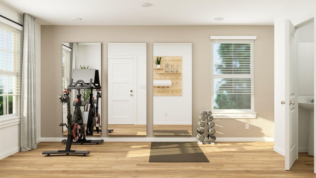 Furnished interior view inside a new home in Cotton Brook, Hutto (Image 17).