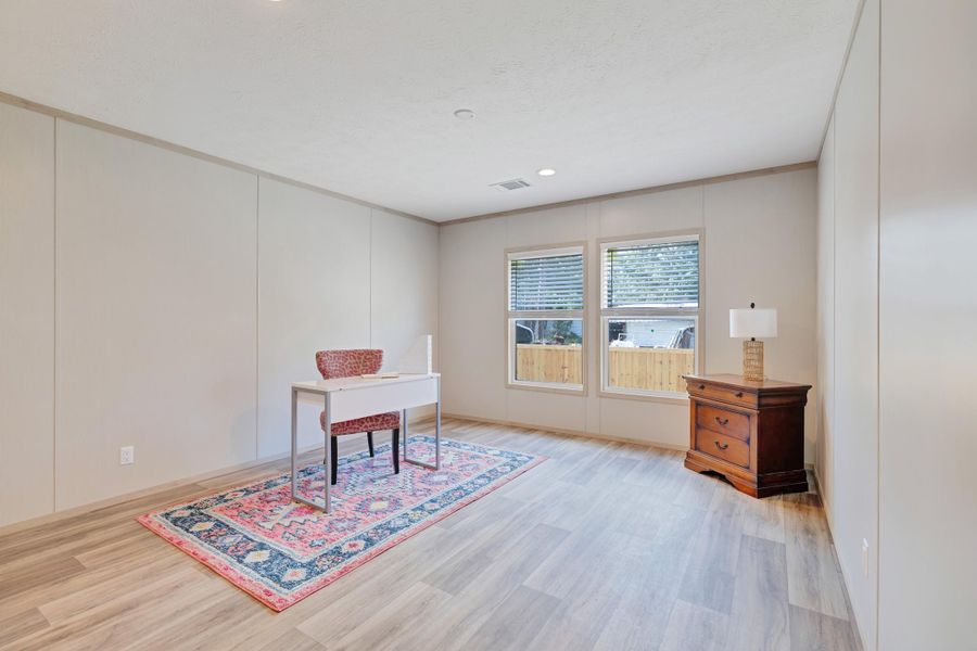 Furnished interior view inside a new home in , Cross (Image 17).