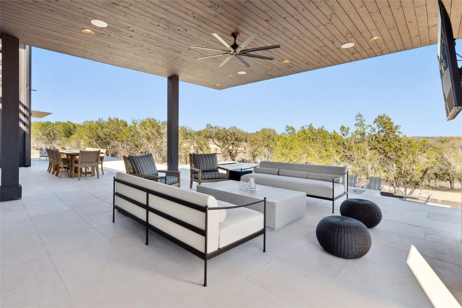 Furnished interior view inside a new home in , Spicewood (Image 8).