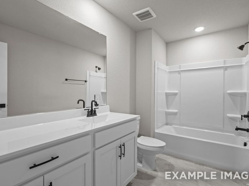 Furnished interior view inside a new home in Horizon Pointe, Converse (Image 11).