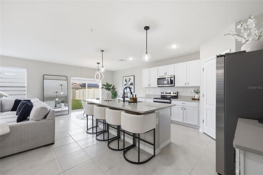 Furnished interior view inside a new home in Edgemont at Serenoa, Clermont (Image 15).