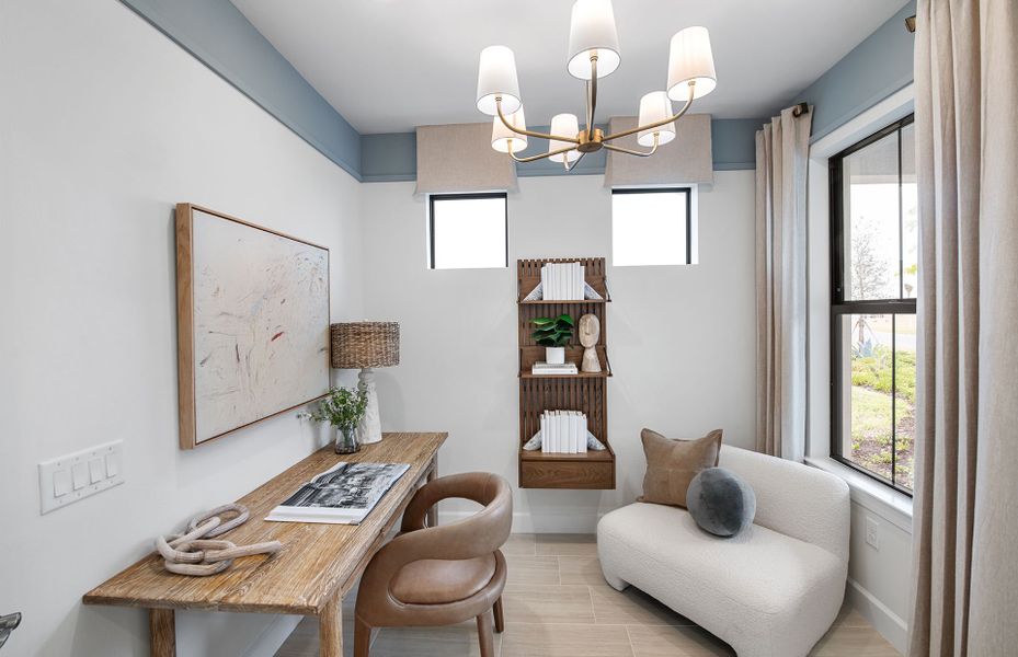 Flex room make it a den with french doors