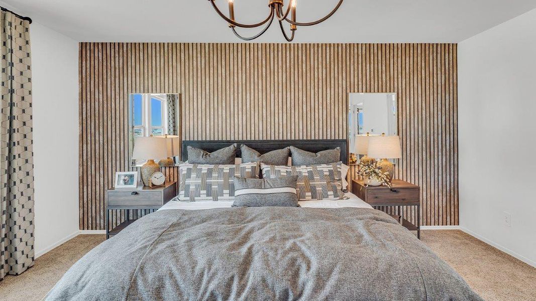 Furnished interior view inside a new home in Coronet at Gladden Farms, Marana (Image 35). Furnished interior view inside a new home in Coronet at Gladden Farms, Marana (Image 35).