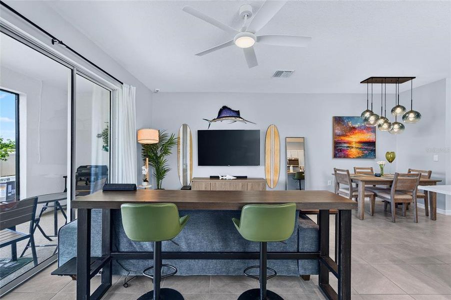Furnished interior view inside a new home in Mangrove Point, Apollo Beach (Image 14).