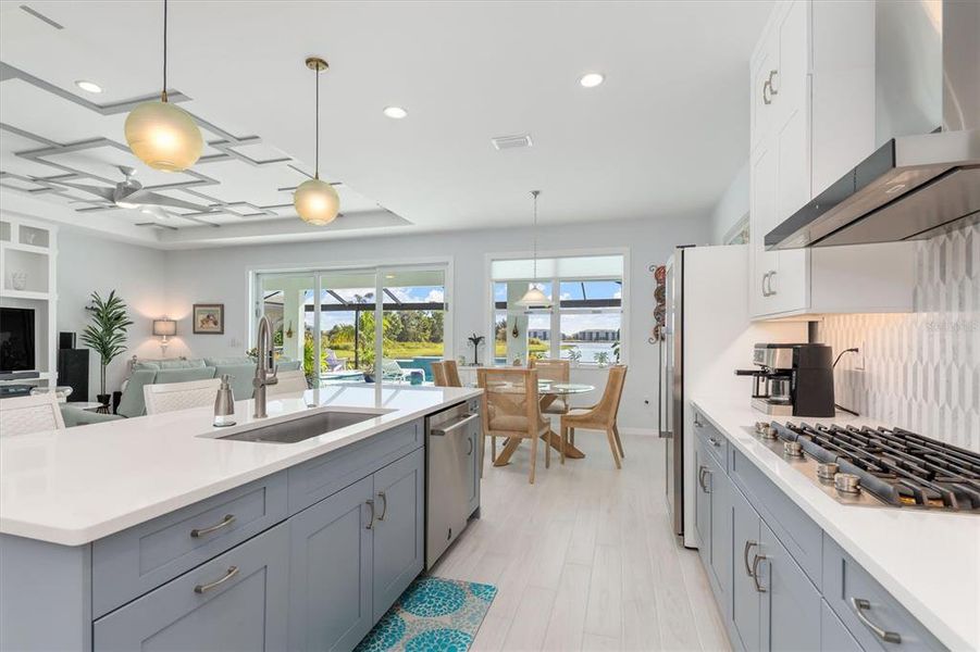Furnished interior view inside a new home in , Punta Gorda (Image 27).