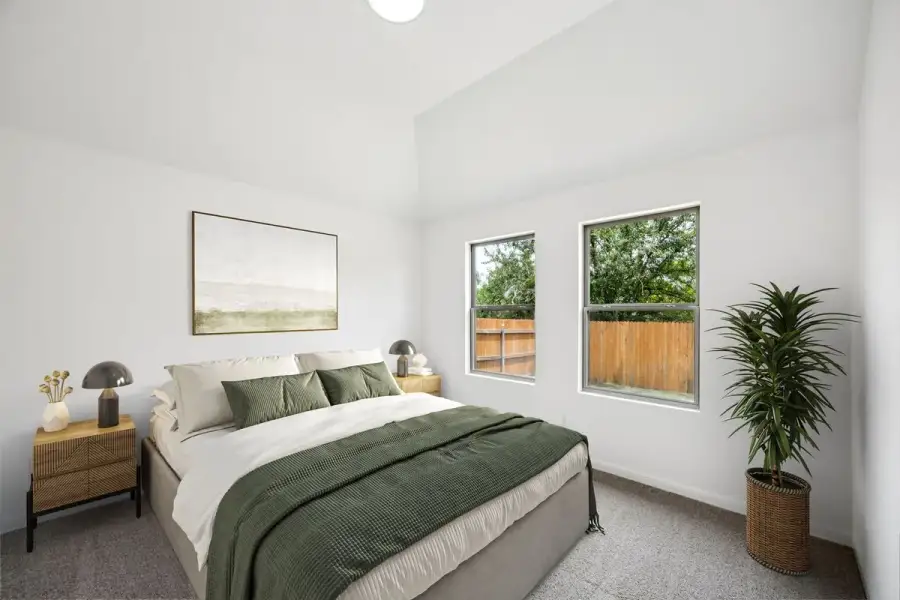 Primary Suite in the Spruce home plan by Trophy Signature Homes - REPRESENTATIVE PHOTO