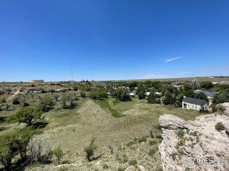 Bluffs area - overlooking the town of Wray Bluffs area - overlooking the town of Wray